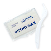 Healthy Smile orthodontic wax for braces, vanilla